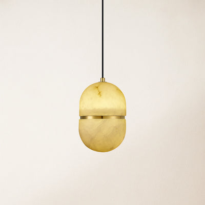 Hecate Alabaster Modern Pendant 14cm