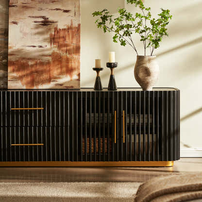 Holton Oak Media Console 240cm W