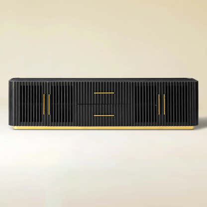 Holton Oak Media Console And Coffee Table Set