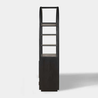Alvar Arched Bookcase with Cabinet 79"H