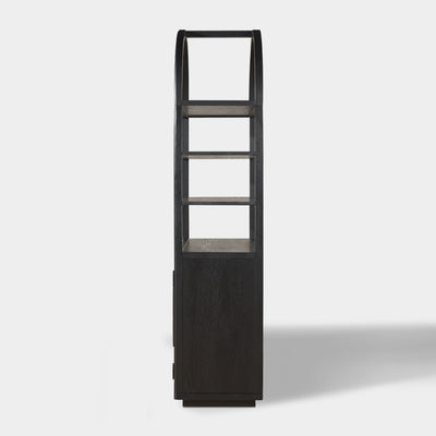 Alvar Arched Bookcase with Cabinet 79"H
