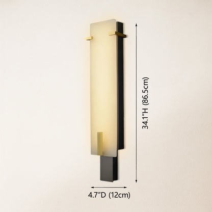 Janina Stable Alabaster Personality Wall Sconce 86.5cm H