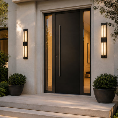 Caelum Alabaster Cuboid Wall Sconce