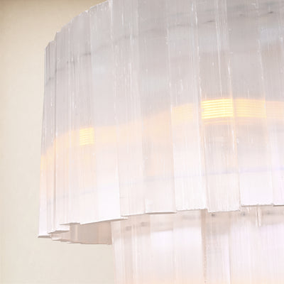 Selara Selenite Oval Chandelier 54"W