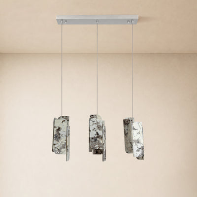 Pietra Quartzite Linear Chandelier 27.5"W