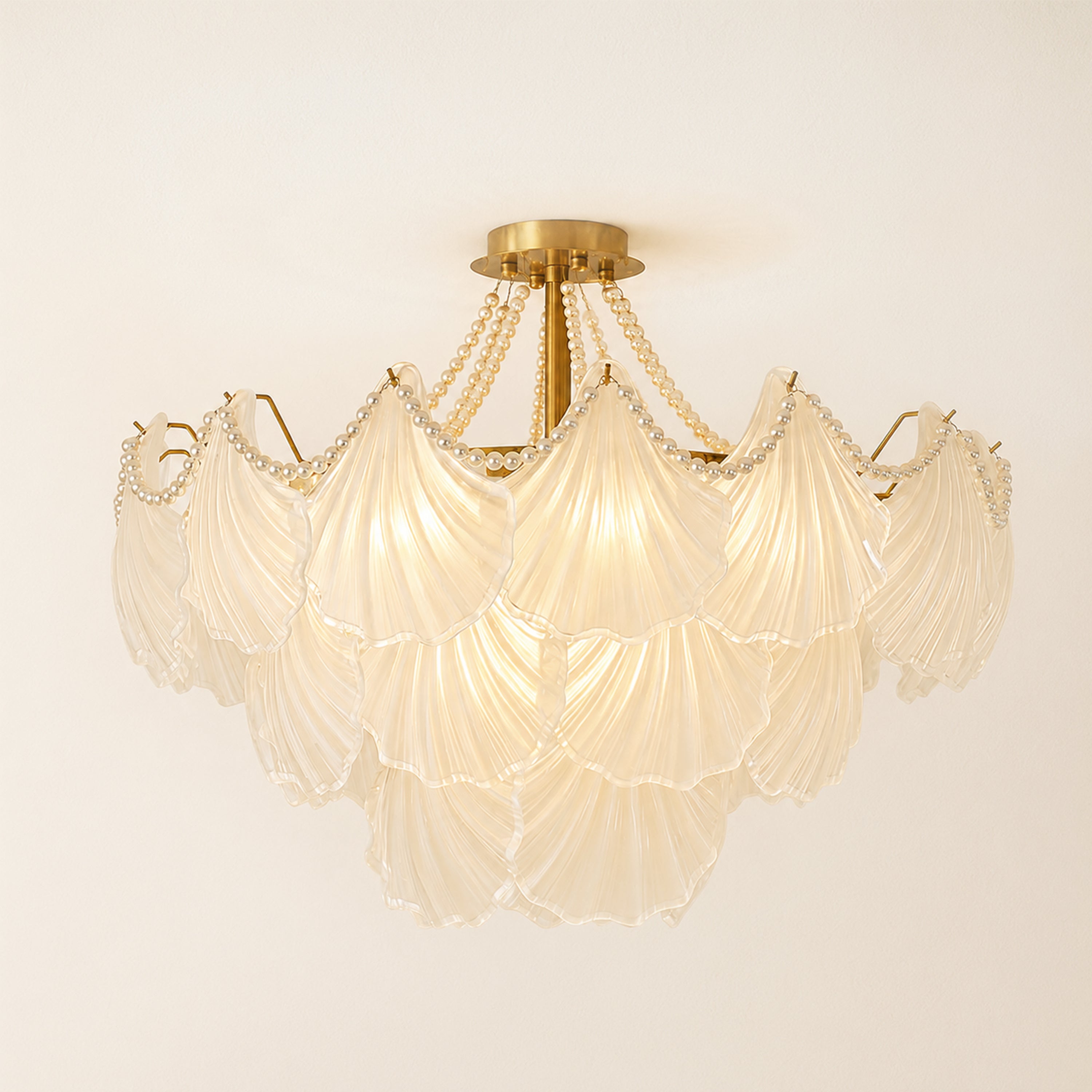 Marivelle Glass Shell Pendant