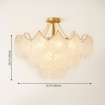 Marivelle Glass Shell Pendant