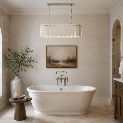 Pietra Marble Linear Chandelier 35.4"W