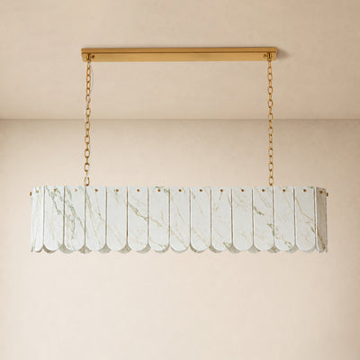 Pietra Quartzite Linear Chandelier 35.4"W