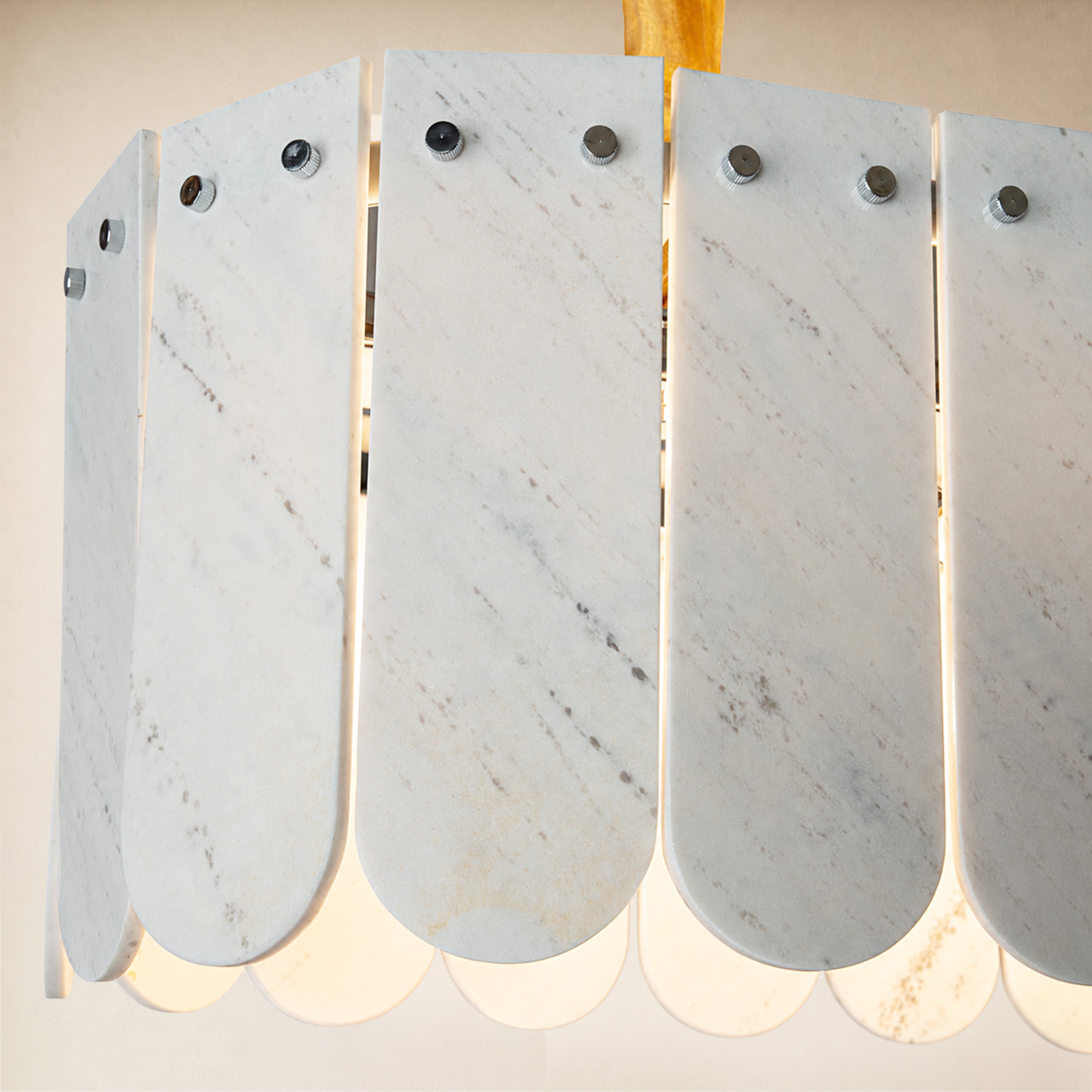 Pietra Marble Linear Chandelier 35.4"W