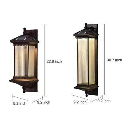 Prismyn IP55 Waterproof Solar Outdoor Wall Light