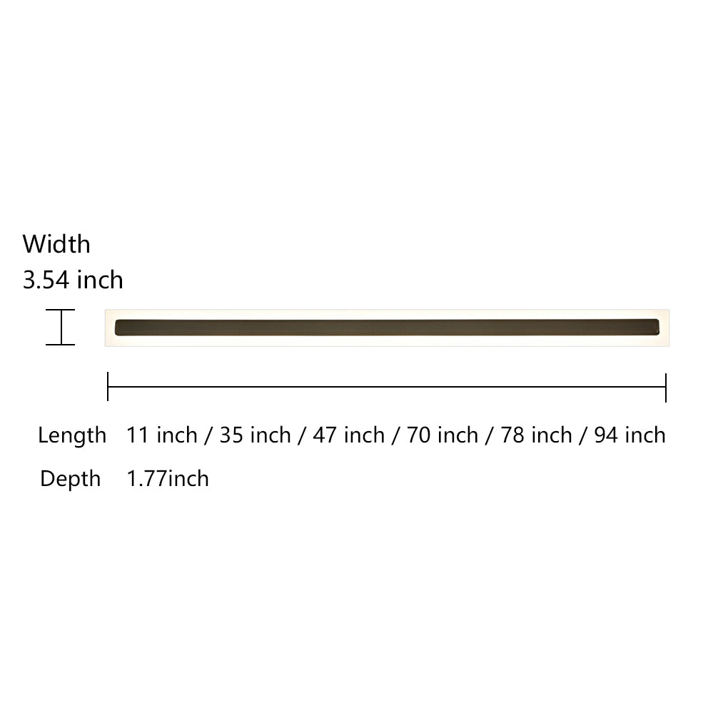 Aluminyx Modern Linear Outdoor Wall Light