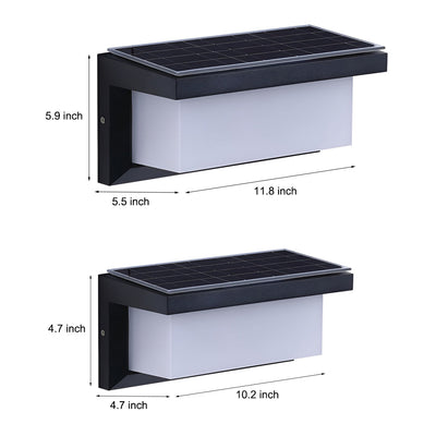 Rayform Rectangle Light Control Outdoor Wall Light