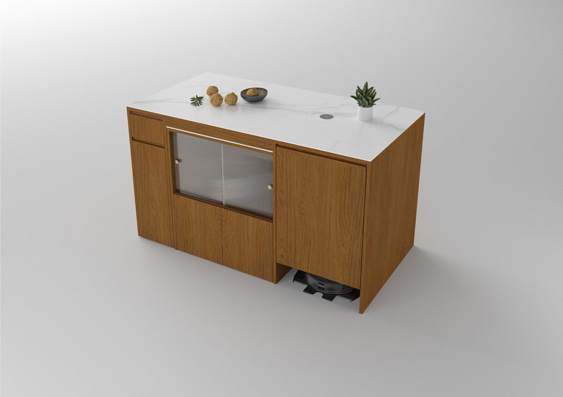 Leslie Kitchen island 61.7" W