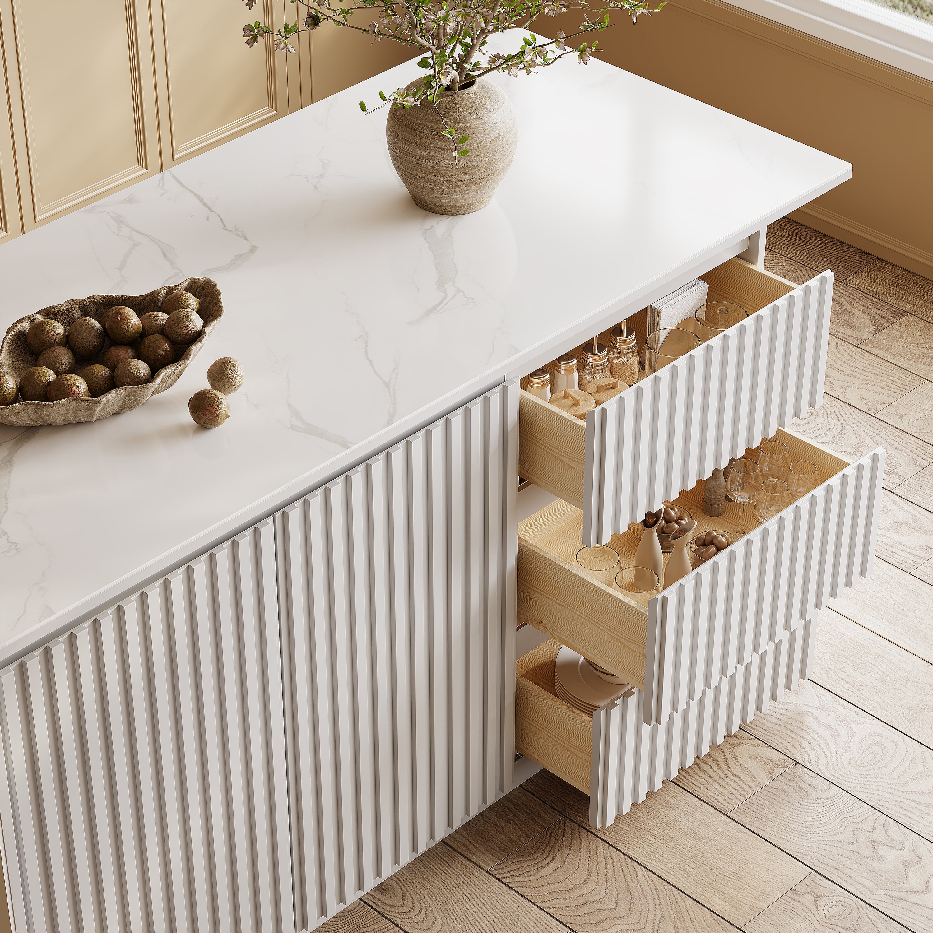 Nare Kitchen Island 180cm W