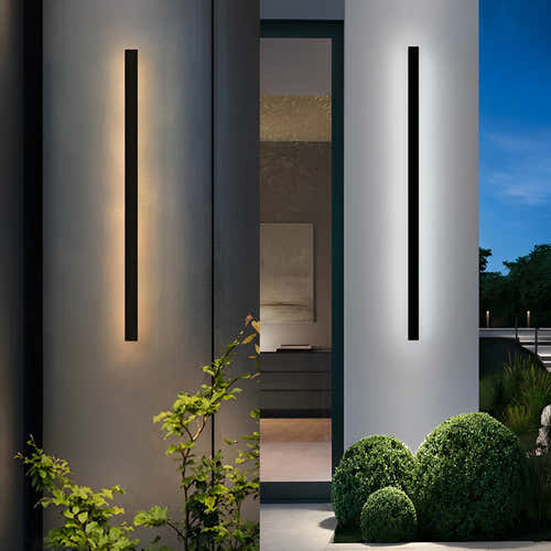 Ethereon Linear LED Solar Outdoor Wall Light