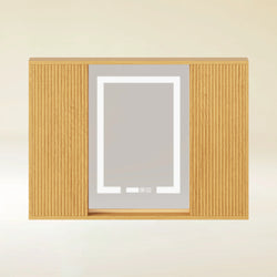 Isla Oak Bathroom Wall Mirror 36