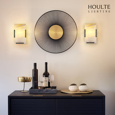 Maris Alabaster Wall Sconce 10"H
