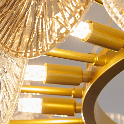 Axiora Glass Round Chandelier