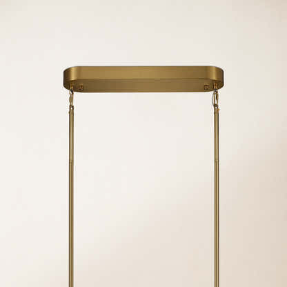 Moira Alabaster Oval Chandelier 43"W