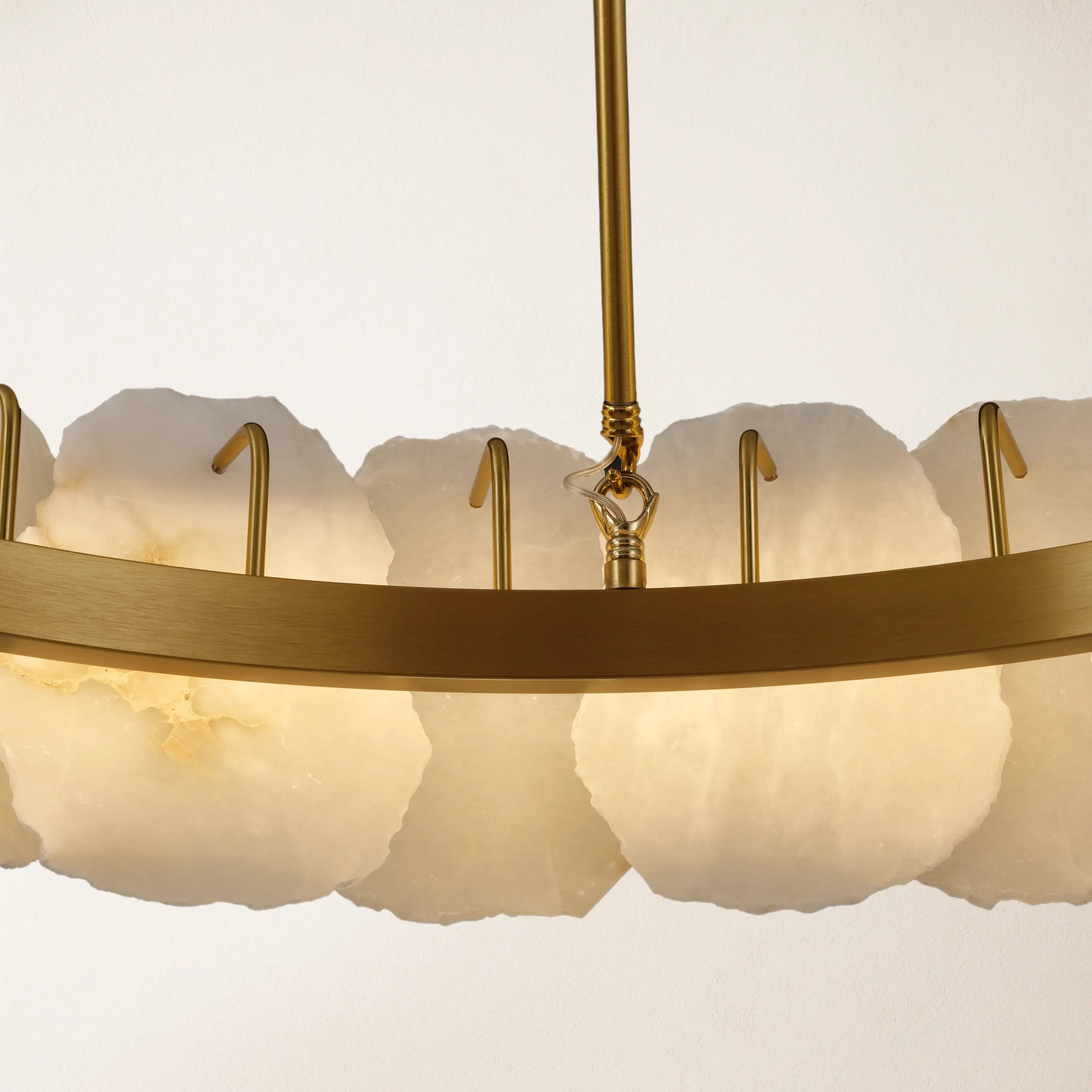 Moira Alabaster Round Chandelier 80cm D