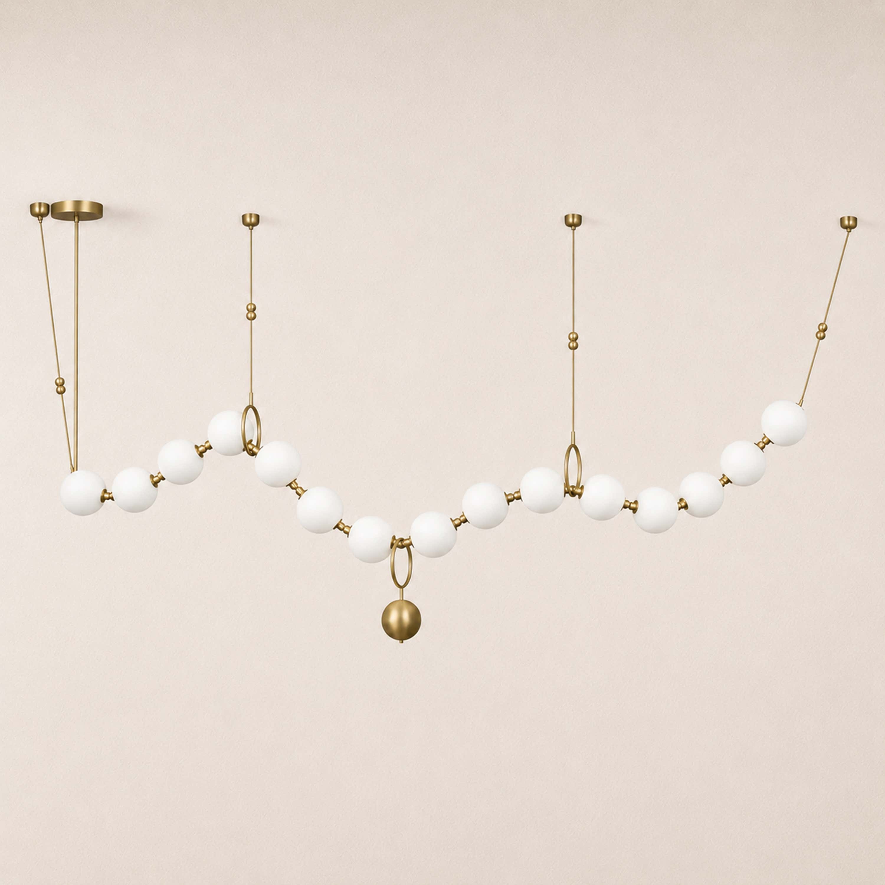 Celestine Necklace Glass Pendant