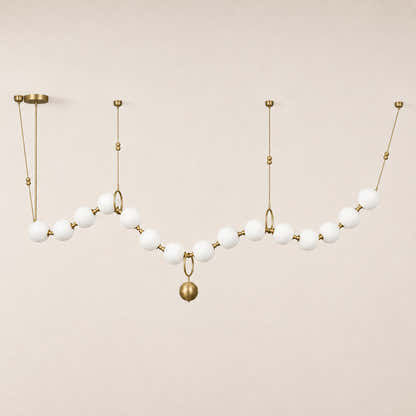 Celestine Necklace Glass Pendant