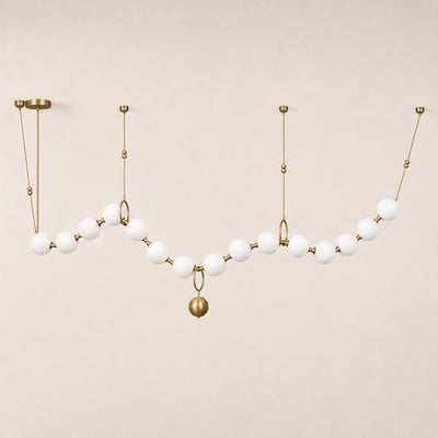 Celestine Necklace Glass Pendant