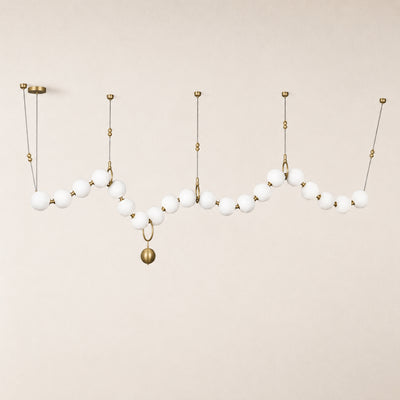 Celestine Necklace Glass Pendant