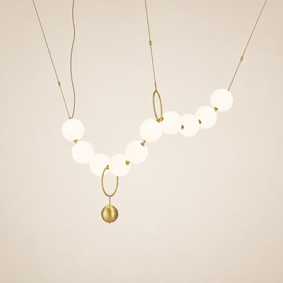 Celestine Necklace Glass Pendant