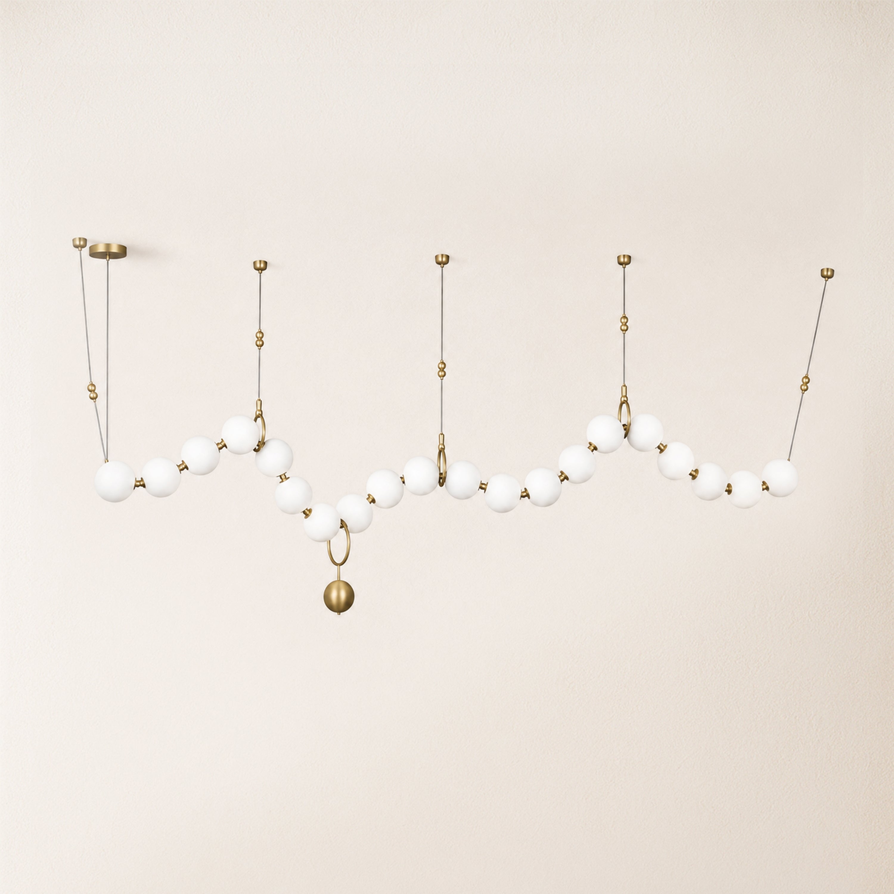 Celestine Necklace Glass Pendant