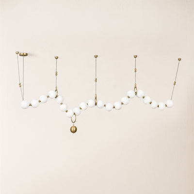 Celestine Necklace Glass Pendant