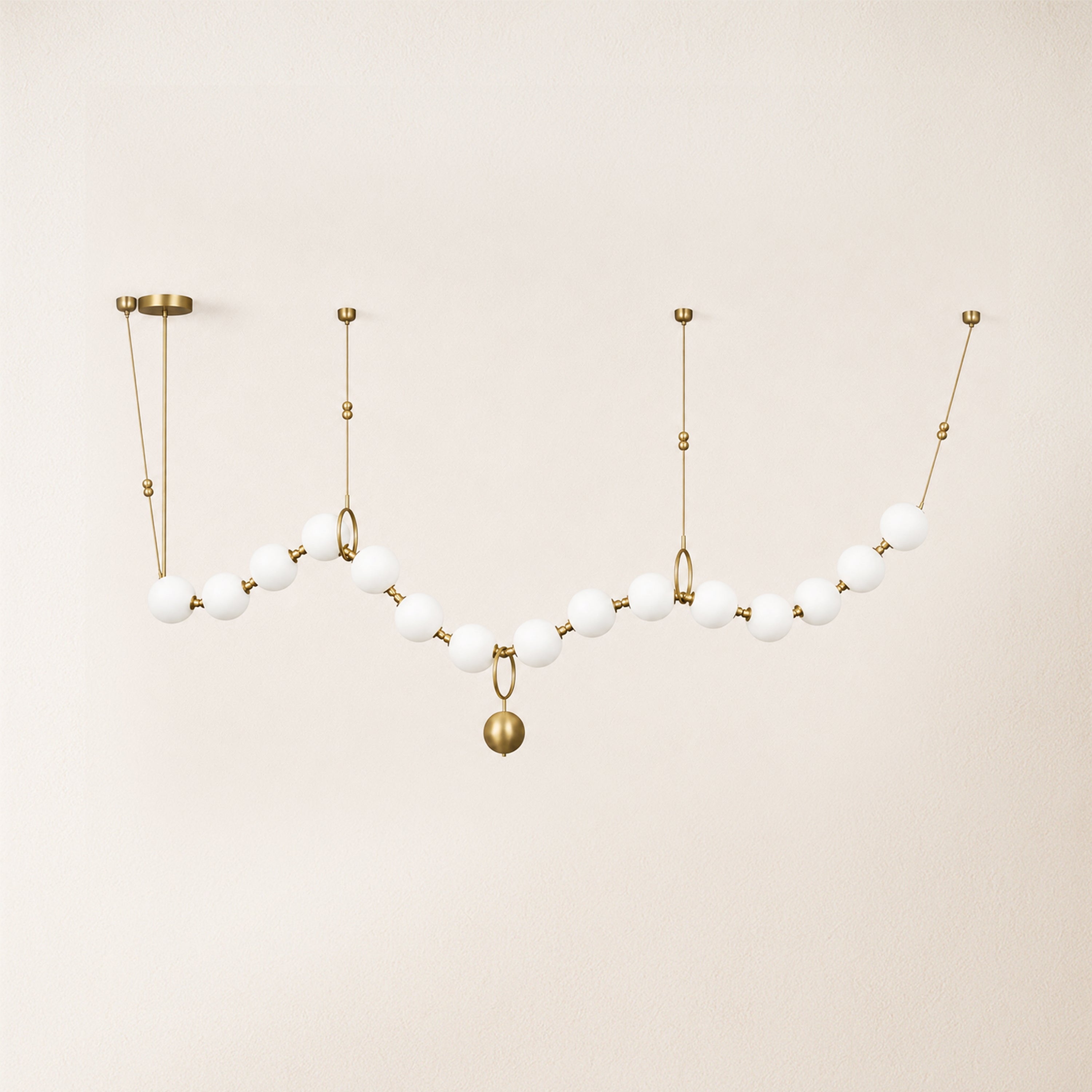 Celestine Necklace Glass Pendant