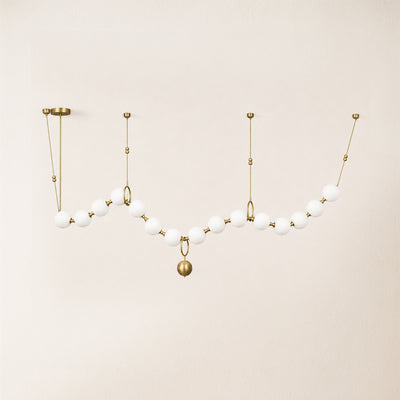 Celestine Necklace Glass Pendant