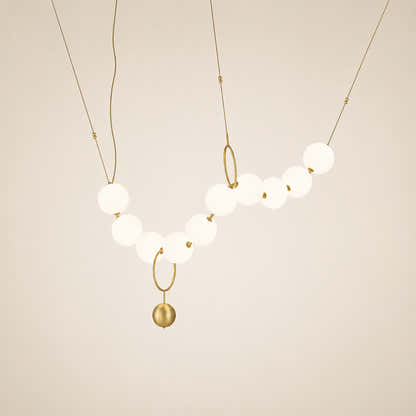 Celestine Necklace Glass Pendant