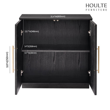 Holt 94.5″ Oak Media Console(Set of 3)