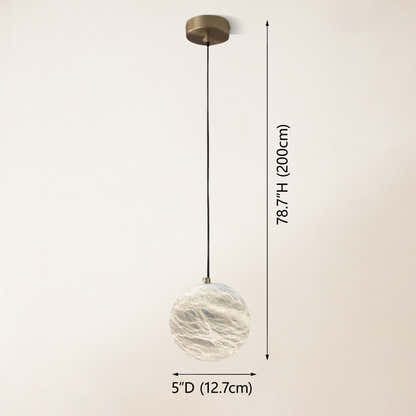 Nami Alabaster Global Ball Pendant Light 12.7cm D