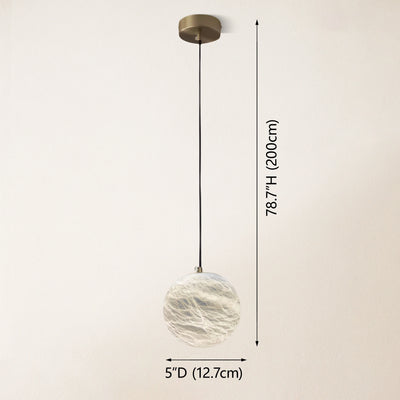 Nami Alabaster Global Ball Pendant Light 12.7cm D