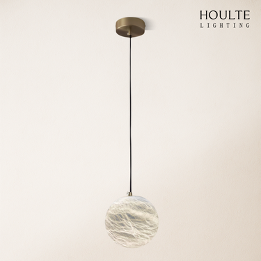 Nami Alabaster Global Ball Pendant Light 7"D