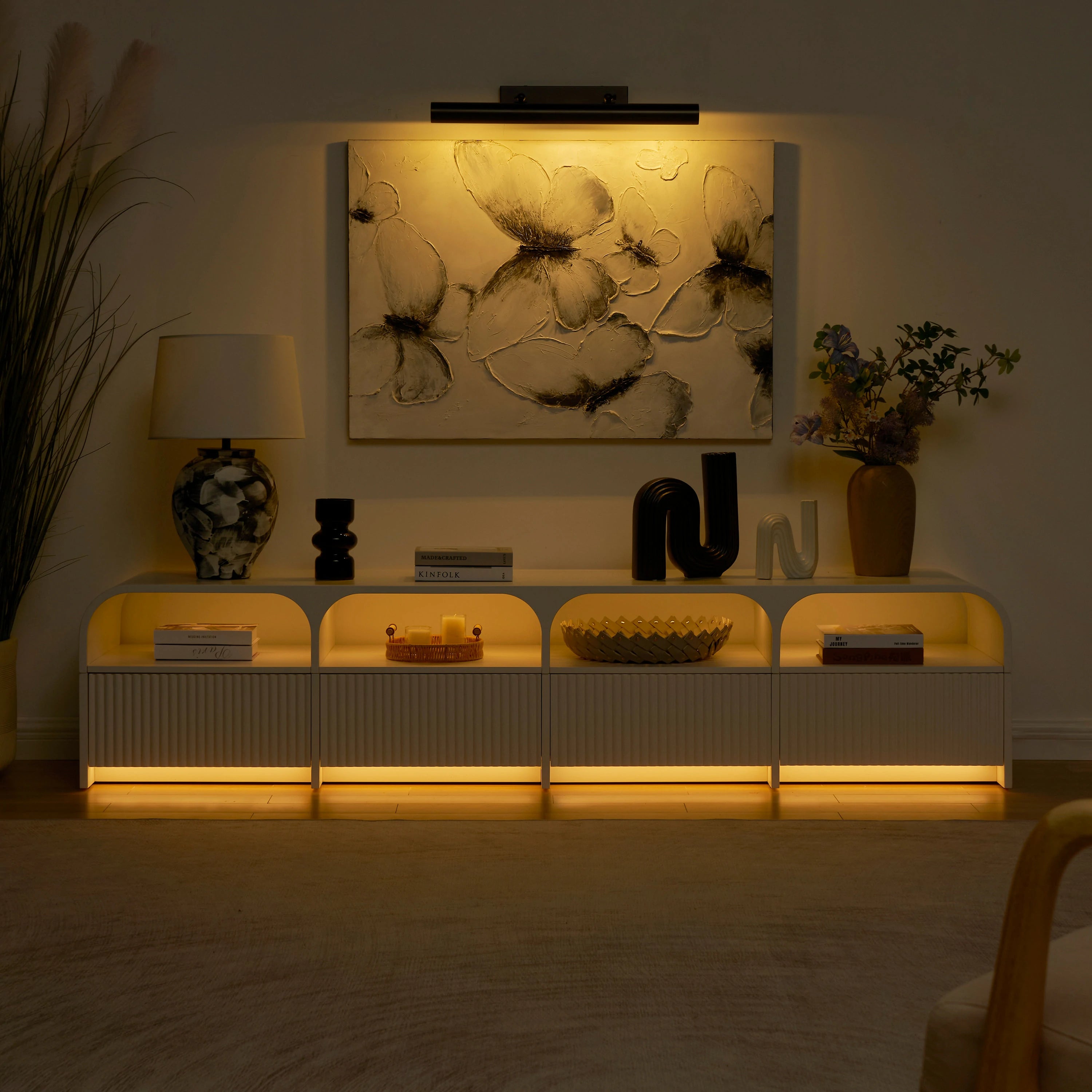 Naru Media Console 79.9" W