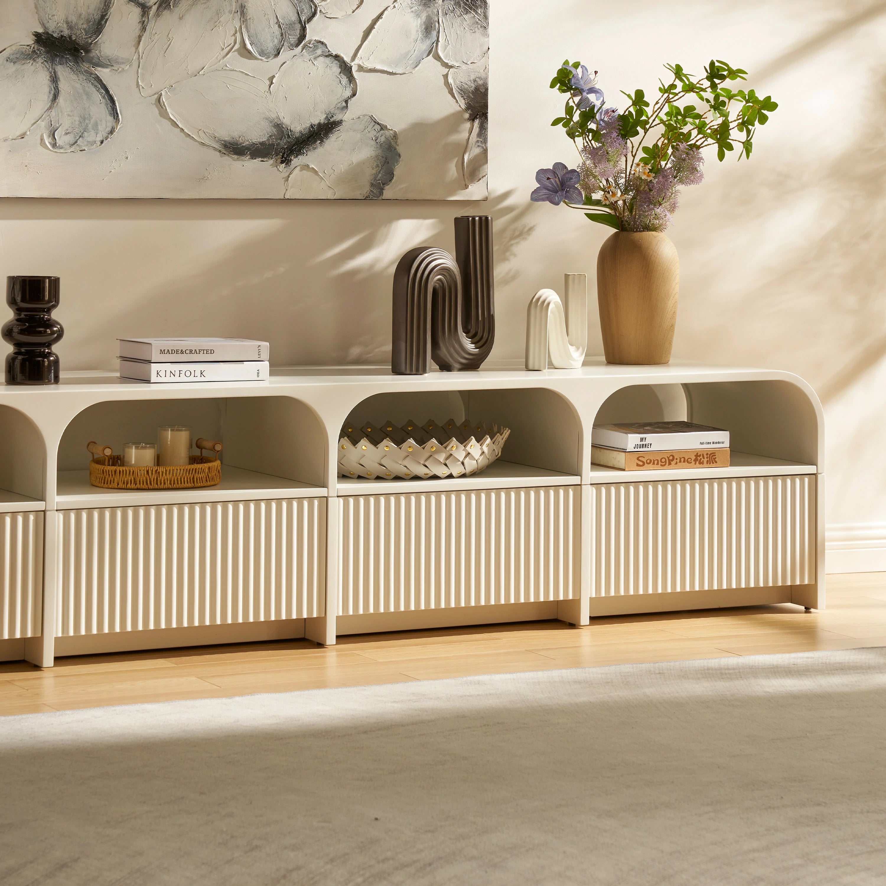 Naru Media Console 79.9" W