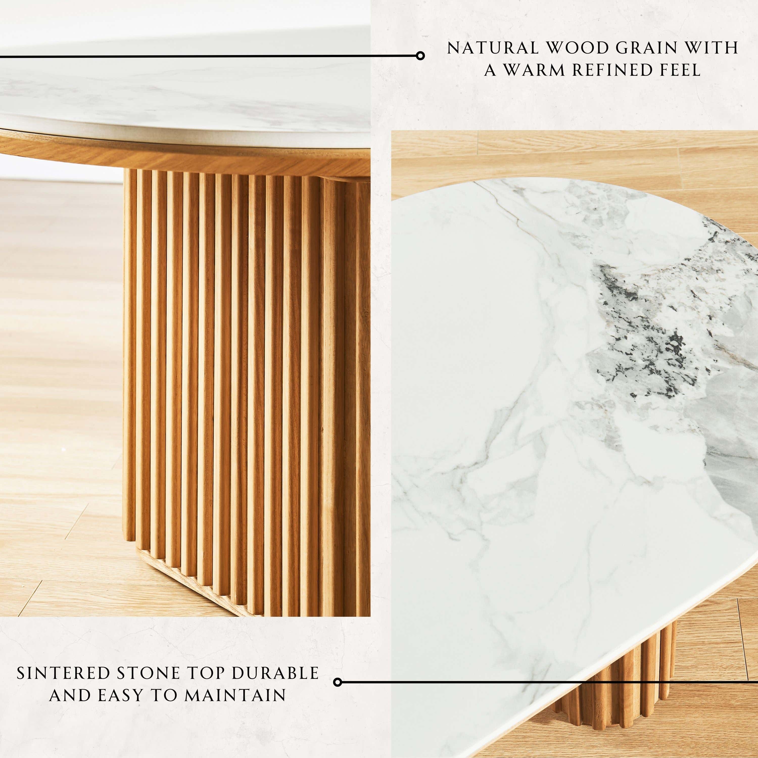 Emery Sintered Stone Coffee Table 120cm W