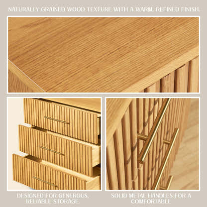 Holt 32" Oak Drawer Chest