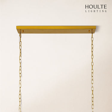 Nivislight Alabaster Rectangular Chandelier 140cm