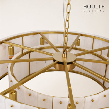 Nivislight Alabaster Round Chandelier 60.9cm