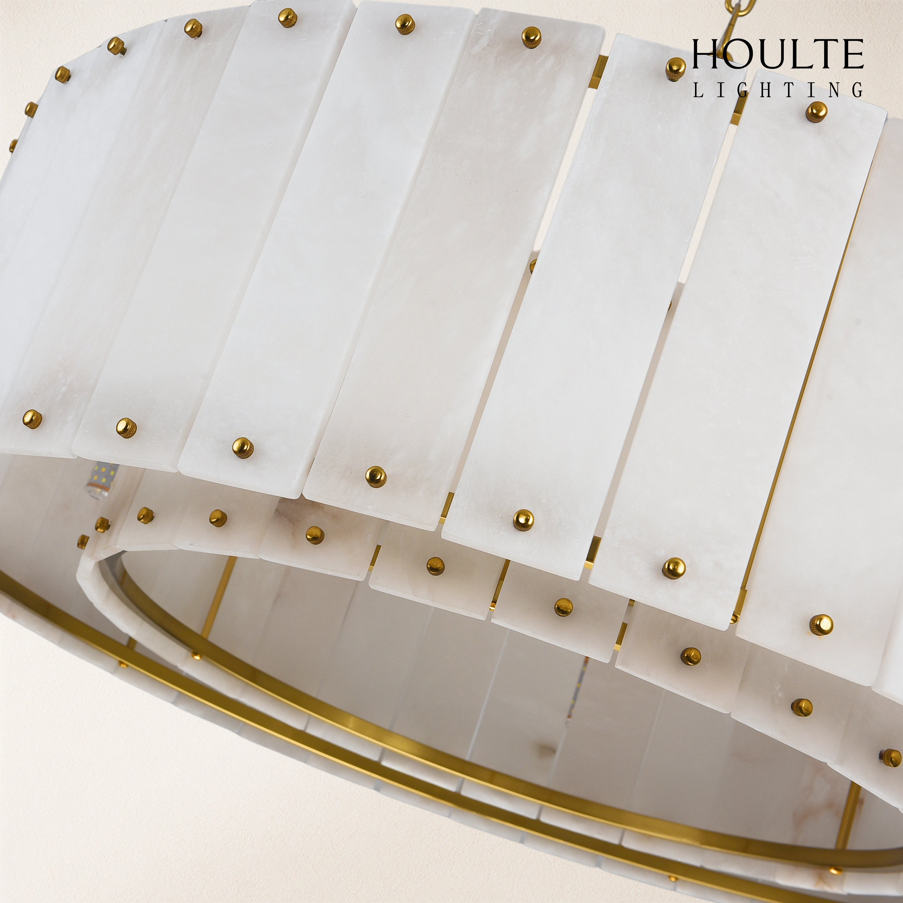 Nivislight Alabaster Round Chandelier 60.9cm