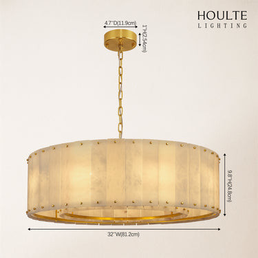 Nivislight Alabaster Round Chandelier 60.9cm