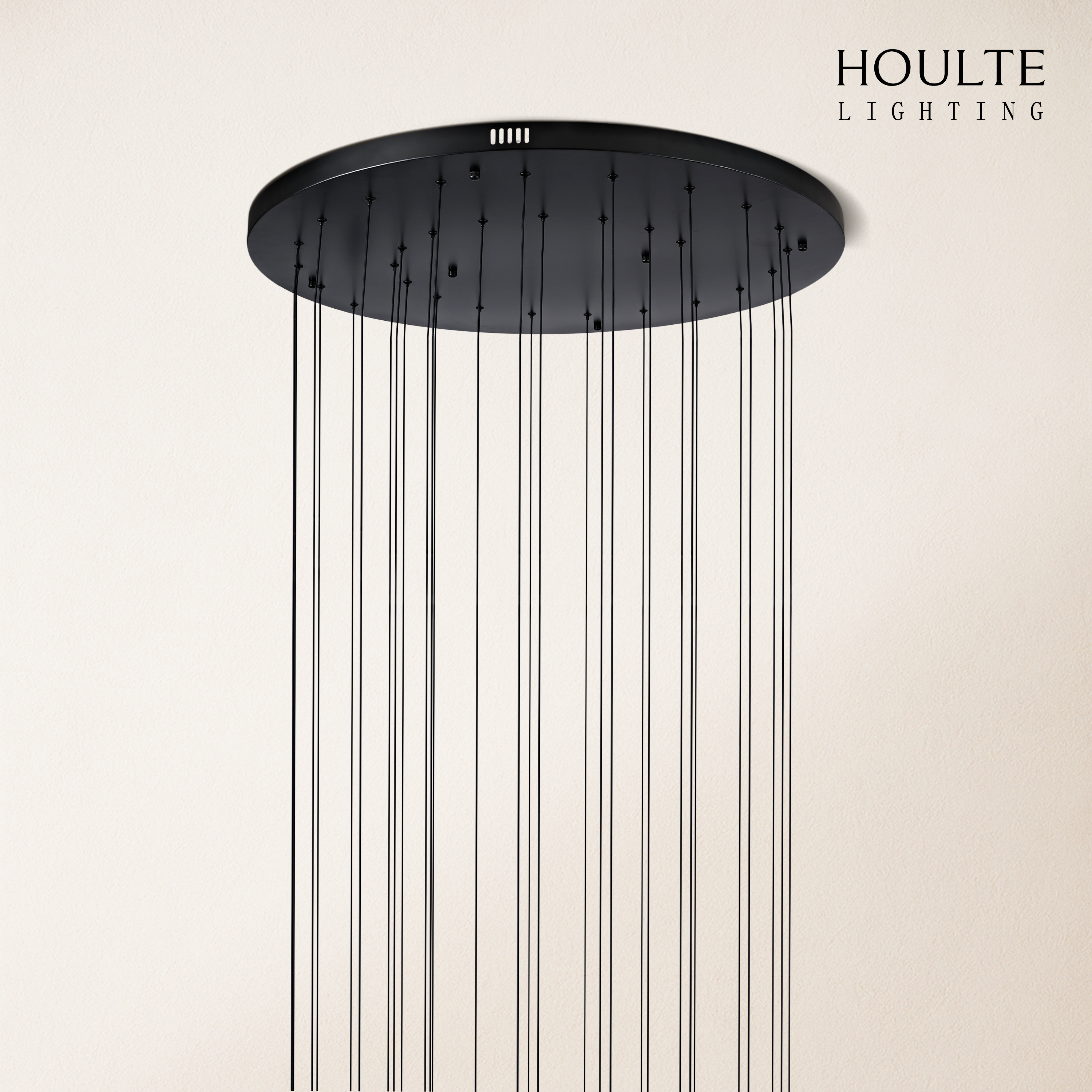 Nova Cascade Modern LED High Ceiling Chandelier 24"D