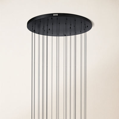 Nova Cascade Modern LED High Ceiling Chandelier 61cm D