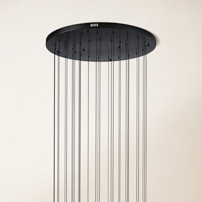 Nova Cascade Modern LED High Ceiling Chandelier 61cm D
